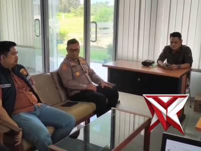 KAPOLSEK PENUKAL UTARA BERSAMA ANGGOTA MELAKUKAN SILATURAHMI KE PT LKK