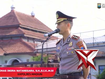 Apel Pengecekan Kendaraan Dinas Polres Madiun, Wujud Kesiapan Maksimalkan Layanan Polri 110