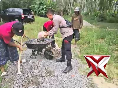 POLRES OKI HADIR AMAN BAE