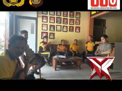 BP 10. Bincang santai Kapolsek Tanjung Agung bersama para PS. Kanit?