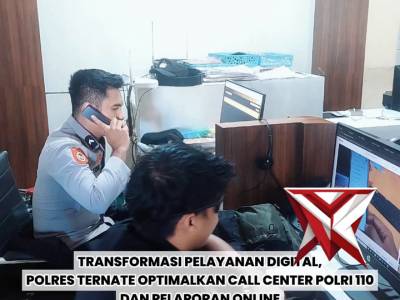 Transformasi pelayanan digital polres ternate optimalisasi pelayanan call center