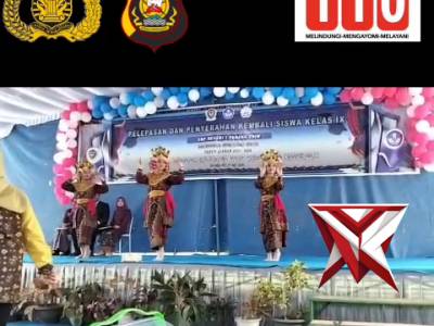 AJ 7. Bhabinkamtibmas Hadiri Pelepasan Siswa Kelas IX SMPN 1 Panang Enim ?????
