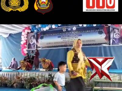 DSG 15.Bhabinkamtibmas Hadiri Pelepasan Siswa Kelas IX SMPN 1 Panang Enim ?????