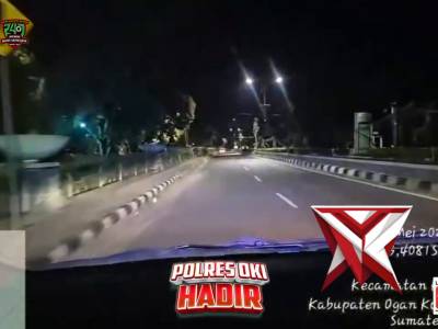 PATROLI MALAM SATLANTAS POLRES OKI