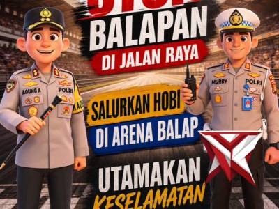 @ev3a_ STOP BALAPAN DI JALAN RAYA