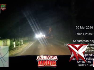 PATROLI MALAM SATLANTAS POLRES OKI