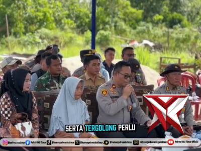 Bedah Rumah di Bp.Peliung Polres OKU Timur Polri Untuk Masyarakat. - PoliceTube