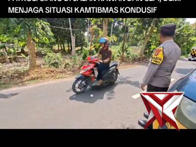 patroli siang di jam rawan