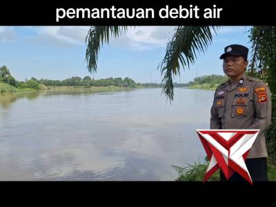 Patroli pemantauan debit air