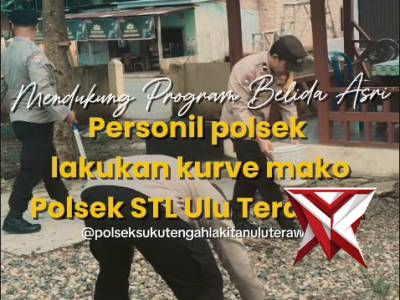 Mendukung program belida personil lakukan kurve diseputaran masok Polsek STL Ulu Terawas. 

"SUDAHKA