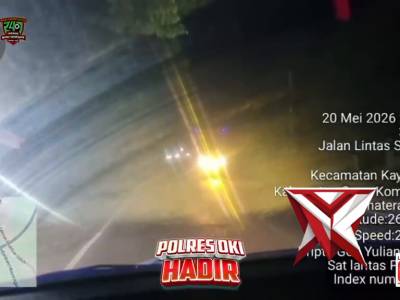 Patroli malam satlantas polres oki