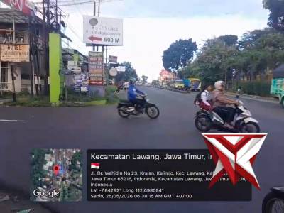 Personil Pengaturan Lalu Lintas di Pagi hari di Daerah Hukum Polsek Lawang Kec. Lawang Kab. Malang
