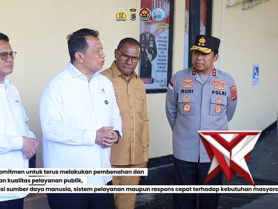 Wamen PAN-RB Tinjau Pelayanan SPKT dan Call Center 110 Polresta Kupang Kota