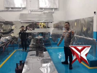 Kapolsek gunung megang menghadiri giat Launching operasional SPPG 3 polres muara Enim