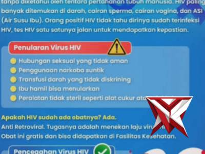 Himbauan bahaya HIV dan AIDS