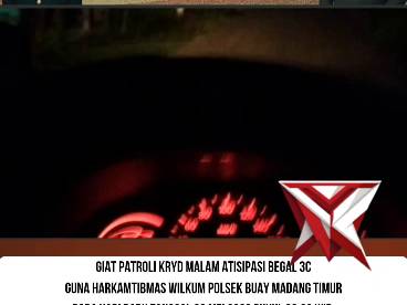 Patroli KRYD ANTISIPASI 3C dan Balap Liar di seputaran wilkum Polsek BMT