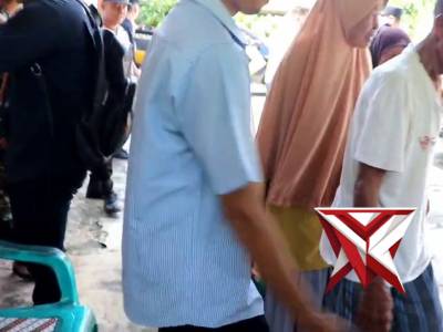 BEDAH RUMAH OLEH POLRES MUSI RAWAS DI KEC.MEGANG SAKTI
