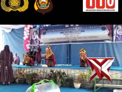 BD 7. Bhabinkamtibmas Hadiri Pelepasan Siswa Kelas IX SMPN 1 Panang Enim ????? - PoliceTube