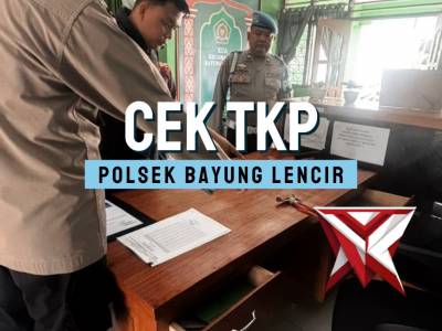 Personil Polsek Bayung Lencir Laksanakan Cek TKP Pencurian