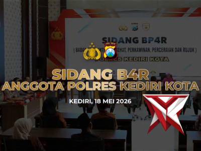 Wakapolres Kediri Kota Buka Sidang BP4R di Aula Rupatama Polres Kediri Kota