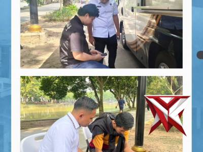 PELAYANAN SKCK ONLINE KELILING DI TAMAN KAMBANG IWAK PALEMBANG