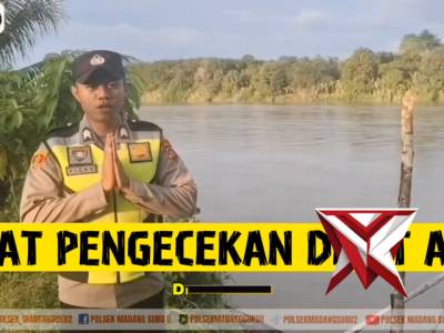 giat cek debit air sungai komering