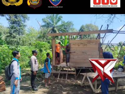 DSG 16. Bhabinkamtibmas Dampingi Survey Bedah Rumah HUT Bhayangkara