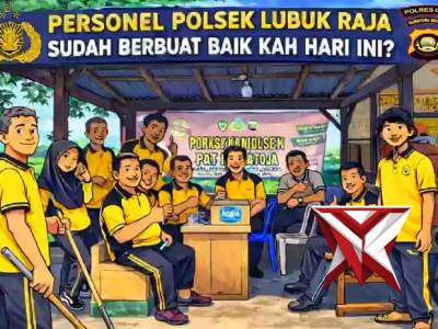 KEGIATAN KANIT BINMAS POLSEK LUBUK RAJA 
DAN BHABINKAMTIBMAS 
MELAKSANAKAN PATROLI TEMPAT WISATA