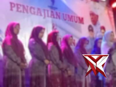 Pantau Keamanan di Panggung Pengajian Umum  Terpantau Aman terkendali