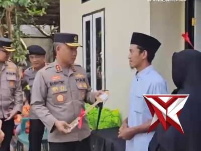 peresmian bedah rumah polda bengkulu