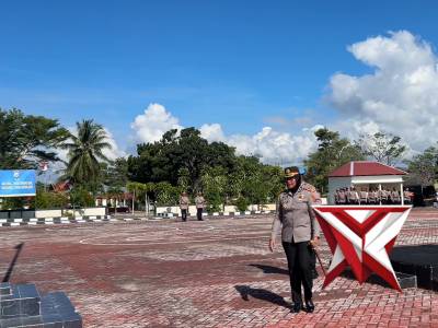 Upacara Serah terima Wakapolres Buru