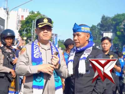 PELAYANAN PENGAMANAN KEGIATAN PAWAI PERSIB BANDUNG DALAM RANGKA JUARA LIGA 1 SUPER LEAGUE TAHUN 2026 - PoliceTube