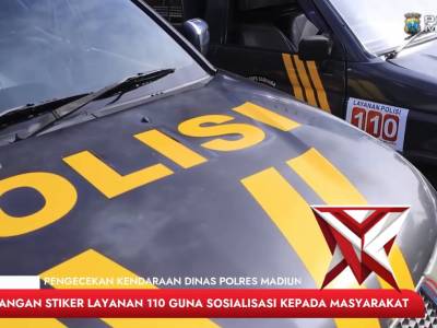 Apel Pengecekan Kendaraan Dinas Polres Madiun, Wujud Kesiapan Maksimalkan Layanan Polri 110