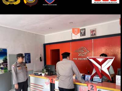 BZ 4. Patroli dialogis Polsek Tanjung Agung di Kantor Pos, memastikan Tanjung Agung tetap aman! ??