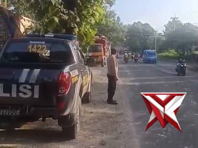 Pos Pagi Penertiban Kendaraan Truck