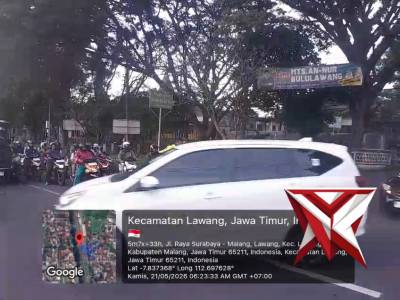 Pelayanan Rutin Pengaturan Lalu Lintas di Pagi hari di Daerah Hukum Polsek Lawang Kec. Lawang