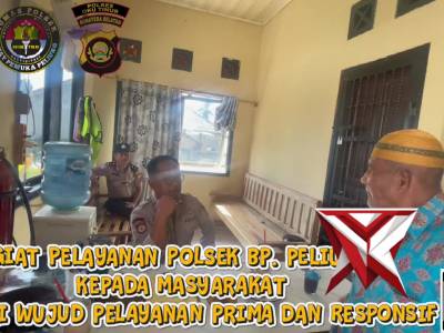 GIAT PELAYANAN POLSEK BP PELIUNG - PoliceTube