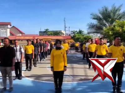Polres Lhokseumawe Laksanakan Jumat Sehat