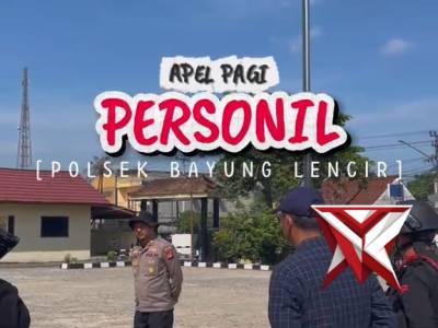 Giat apel pagi Polsek Bayung Lencir????