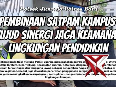 Pembinaan satpam kampus wujud sinergi jaga keamanan lingkungan pendidikan