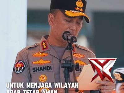 APEL SABUK KAMTIBMAS POLRES EMPAT LAWANG DIPIMPIN OLEH KAPOLDA SUMSEL
