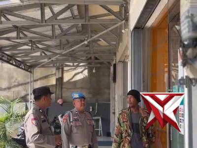 Kanit binmas polsek bayung lencir polres muba lakukan himbauan kamtibmas kpd masyarakat