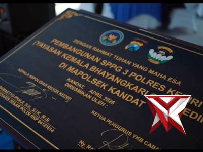 Kapolres Kediri Resmikan SPPG 3 Polres Kediri Cab. Kandat Perluas Layanan Gizi Masyarakat