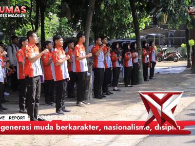 Polres Madiun Siapkan Generasi Hebat dengan BINLAT di Ponpes Jati Diri Bangsa