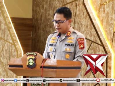 Tasyakuran hari buruh internasional tahun 2026 Polres Oku timur - PoliceTube