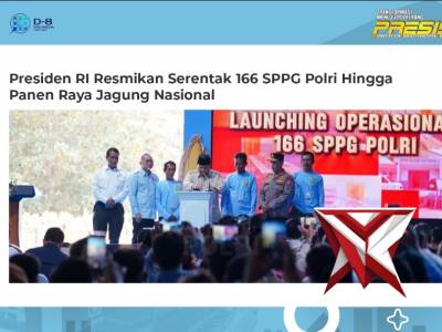 Presiden RI Resmikan Serentak 166 SPPG Hingga Panen Raya Jagung Nasional - PoliceTube