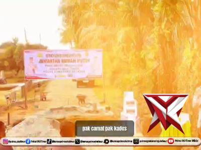 JEMBATAN MERAH PUTIH POLRES OKU TIMUR