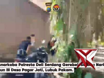 Gerebek Sarng Narkoba Dusun III Desa Pagar Jati Kecamatan Lubuk Pakam - PoliceTube