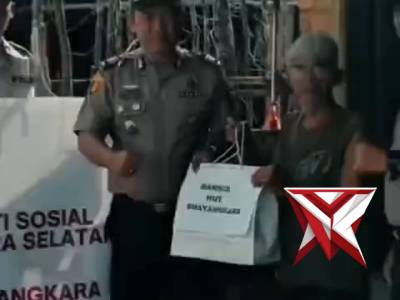 KEGIATAN BANSOS POLSEK PENUKAL