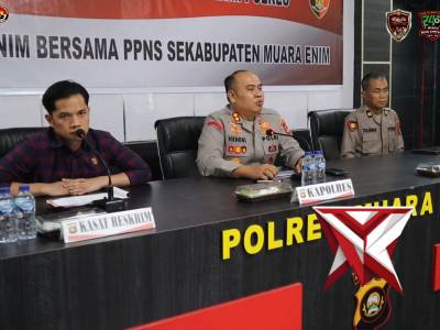 Rapat Koordinasi Sat Reskrim Polres Muara Enim bersama PPNS seKabupaten
Muara enim